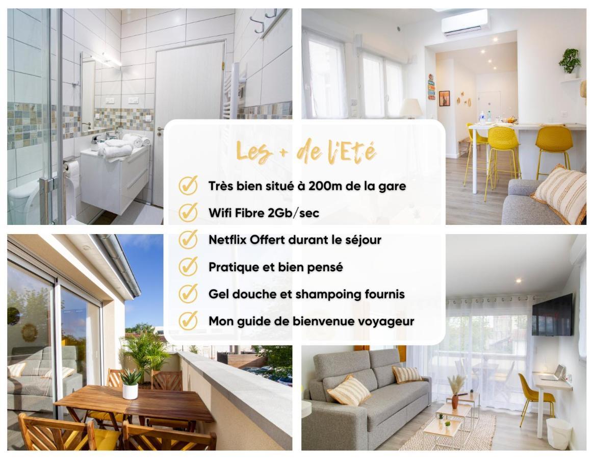 Soleil D'Ete - Netflix & Wifi - Balcon - Climatisation - Parking Gratuit - Check-In 24H24 - Emplacement Velos - Goodmarning Châlons-en-Champagne Eksteriør bilde