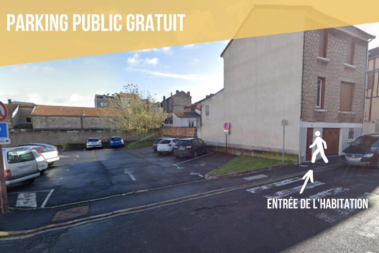 Soleil D'Ete - Netflix & Wifi - Balcon - Climatisation - Parking Gratuit - Check-In 24H24 - Emplacement Velos - Goodmarning Châlons-en-Champagne Eksteriør bilde